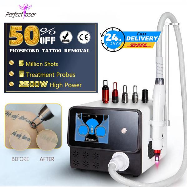 Quality Picosecond Q Switch Laser Tattoo Removal Machine 2000W Skin Rejuvenation Equipment for sale