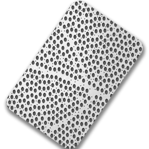 Quality JIS Stainless Steel Punch Plate 1.2mm 0.5 Mm Stainless Steel Sheet With Round Holes for sale