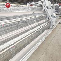 China Hot Galvanized Wire Mesh Battery Cage System For Layers A Frame for sale
