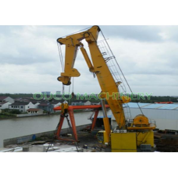 Quality Offshore Hydraulic Telescopic Knuckle Boom Marine Deck Crane for sale