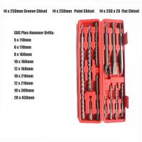 China BMR TOOLS Industrial Quality of 12pcs SDS Plus Hammer Drill Set for conceret,marble,granit outdoor working for sale