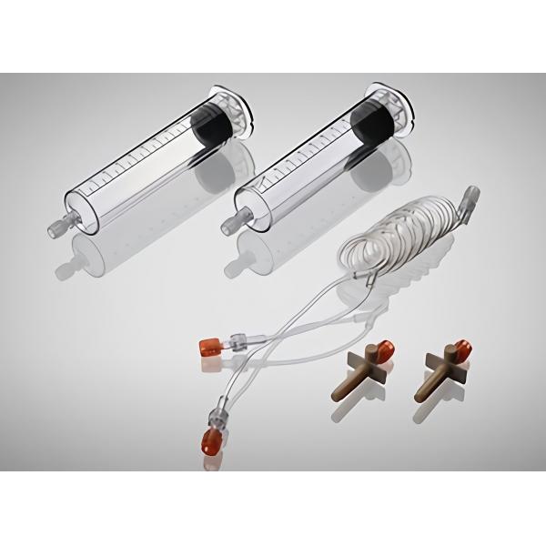 Quality C01-006-10 Double Cylinder 100ml Pressure Injector Syringe for sale