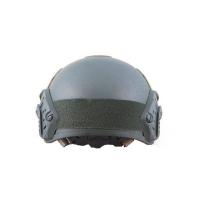 Quality OEM ODM High Cut Ballistic Helmet Level IIIA Black Green for sale