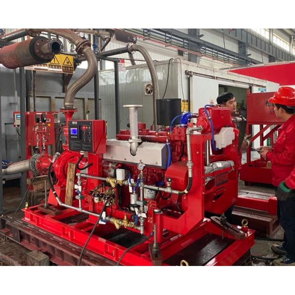 Quality High Efficiency Fire Pump Diesel Engine 300KW With Compact Structure for sale