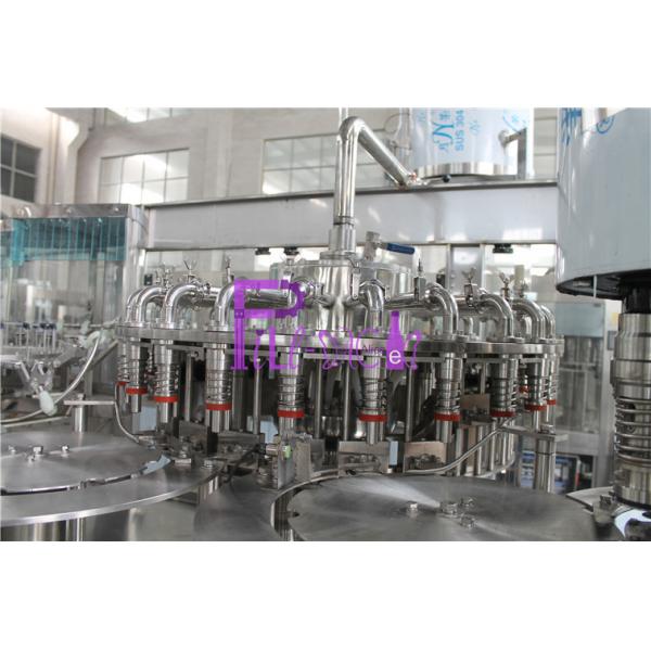 Quality 4 In 1 Plastic Bottle Liquid Filler Machine PLC Control With Touch Screen for sale