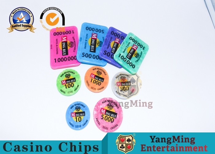 China ABS RFID Gambling Chips , Monte Carlo Blackjack Poker Chips With Security Number factory