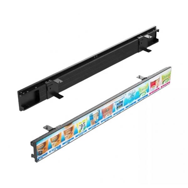 Quality P1.5mm LED Shelf Display Ultra Thin LED Monitor 1200X60X20mm Waterproof for sale