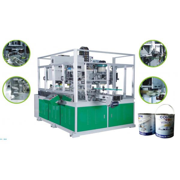 Quality Plastic Handle Welding Tin Container Making Machine For Tinplate Round Can for sale