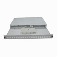 china 1U 19inch rack mount fiber optic patch panel sliding type drawer