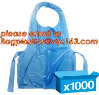 China Aseptic Blue Plastic Disposable Apron for Doctor Checking,Disposable aprons PE medical doctor apron,PE Apron For Doctor factory