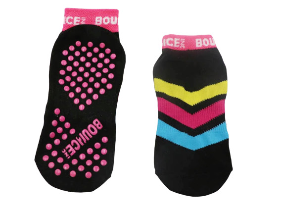 China Customized Anti - Slip Socks Children Bounce Socks For Trampoline Park Indoor Playground factory