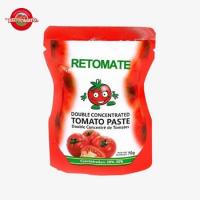 China Convenient Tomato Paste In Sachet Stand Up 50g Triple Concentrated factory