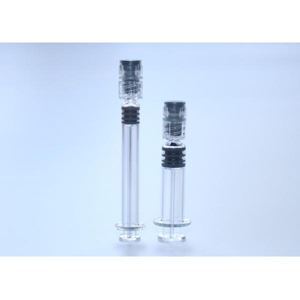 Quality Cosmetic Luer Lock Syringe , 1 Ml Syringe 5.0 Neutral Borosilicate Glass for sale