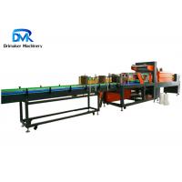 China Auto Heat Shrink Tunnel Packaging Machine For Beverage Flat Bottle for sale