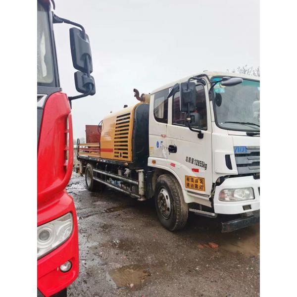 Quality Truck Mounted Used Concrete Line Pump 13495kg 100502 Engine for sale
