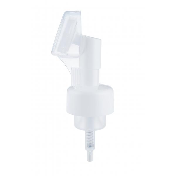 Quality White Plastic Lotion Pump 43/410 Smooth Effect With Silicone Brush for sale