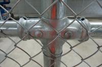 China Galvanized/PVC coated chain link fence( diamond wire mesh) factory
