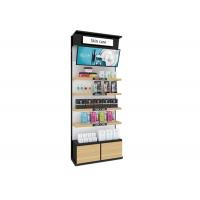 China Lipstick Makeup Display Shelves , Beauty Salon Cosmetic Product Display Stands factory