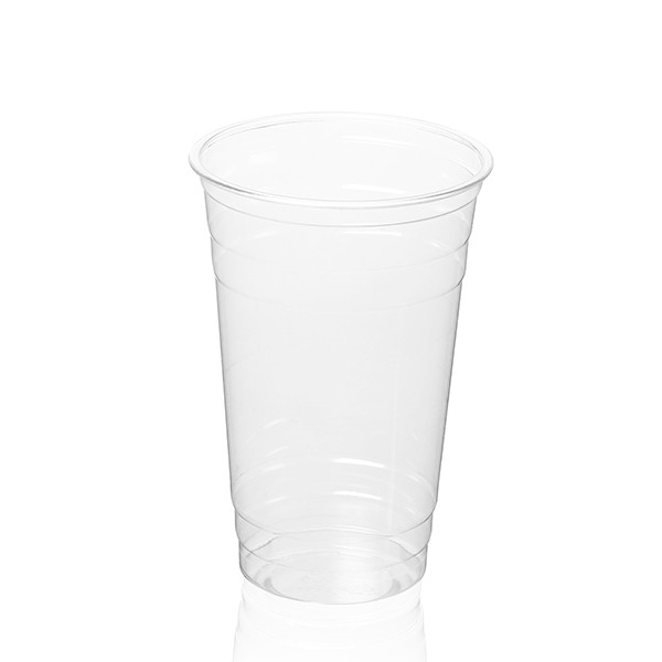 Quality 24OZ CLEAR PET CUP WITH 98MM LID 700ML DISPOSABLE PET CUP for sale