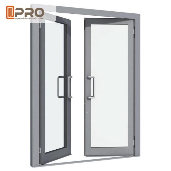 Quality Aluminium Double Glazed French Doors , Soundproof French Hinged Doors STEEL DOOR HINGE swing door hinge DOOR CONCEAL for sale