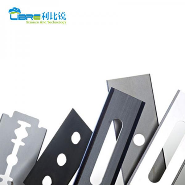 Quality Tungsten Carbide 0.12mm 3 Hole Razor Blades For Plastic Film for sale