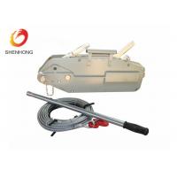 Quality Electrical Wire Pulling Tools / Wire Rope Tensioner Tool Tirfor Winch With 20M for sale