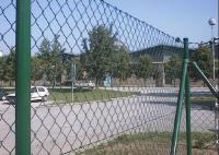 China Aluminium Alloy Flexible Wire Chain Link Fence For Sport Area factory