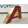 China Advertisement Aluminum Channel Letters Colorful Brushed Surface Weather Resistance factory