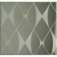 China Etching Patterned Stainless Steel Sheet , Colored Stainless Steel Backsplash Panel factory