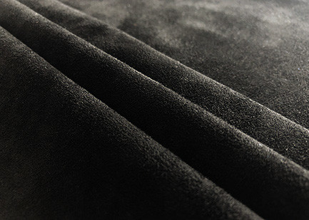 Quality 420GSM Elastic Fabric 92 Polyester 8 Spandex For Clothing Black Fashion for sale