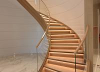 China Curved Staircase Guangzhou Manufacturer Large Project in Australia Sydney factory