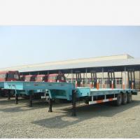 China sinotruk 60 ton 14m machinery transport low bed trailer for sale