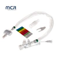 China 72H Double Swivel Connector Closed Suction Catheter/System Y Type For Adult With Soft Blue Suction Tip factory