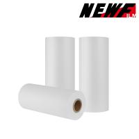 China Transparent Good Adhesion BOPP silky Touch Heat Lamination Film Roll Self Adhesive With EVA Glue factory