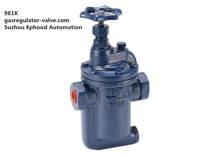 China 981K Model DSC Steam Trap Cast Iron Inverted Bucket Steam Trap With Bypass Valve factory