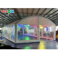 China Airtight Inflatable Pool Cover Transparent Inflatable Swimming Pool Bubble Tent factory