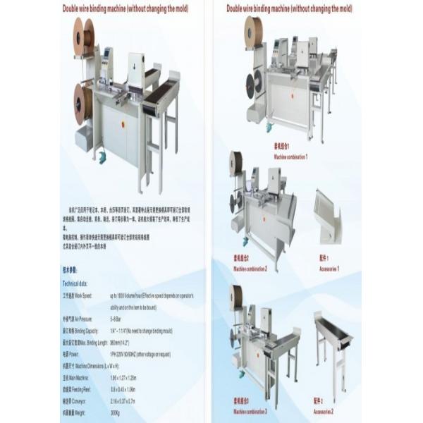 Quality Automatic Double Loop Wire Ring Binding Machine without Change Mould, Wire Sizes for sale