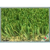 China Reinforced Softness Indoor Grass Carpet , Golden Landscaping Fake Decorative Grass factory