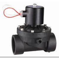 Quality Small Plastic Water Valves Normally Closed , 1 Inch Solenoid Valve DC24 / 12V for sale