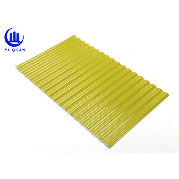 Quality Plastic Roofing UPVC Tinted Corrugated Plastic Roofing Resist Impact for sale