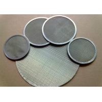 China Polished Edging Round 316 Stainless Steel Mesh Filter Discs 10mm-500mm Diameter for sale