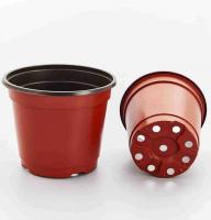 China Round Plastic Plant Pots Seed Starter Flower Garden Nursery Containers in different 12 sizes factory