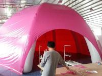 China Pink Inflatable Event Tent For Promotion / Blow Up Camping Tent factory
