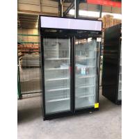 China R290 Commercial Glass Door Fridge With More Viewing Area factory