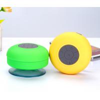 China Mini PVC Waterproof Bluetooth speaker With Suction Cup 3W Wireless Portable Sticker Speaker factory