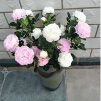 China Decorative Artificial Flower Bouquet Peony Flowers For Home Wedding factory
