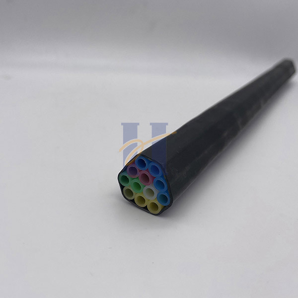 Quality 12 Way 5/3.5mm HDPE Air Blown Fiber Microduct Micro Fiber Cable LSZH Sheath for sale