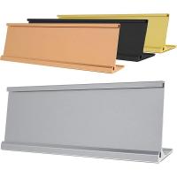China L Shape Name Plate Holder Tabletop Business Desk Name Sign Card Holders Price Tag Holders factory