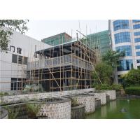 China Metal Mesh Concrete Foam Prefab Steel House / Steel Frame Prefabricated Houses factory