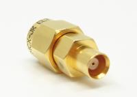 China Gold Plated 6GHz SMA Male to MCX Female RF Coaxial Adapter Connector factory